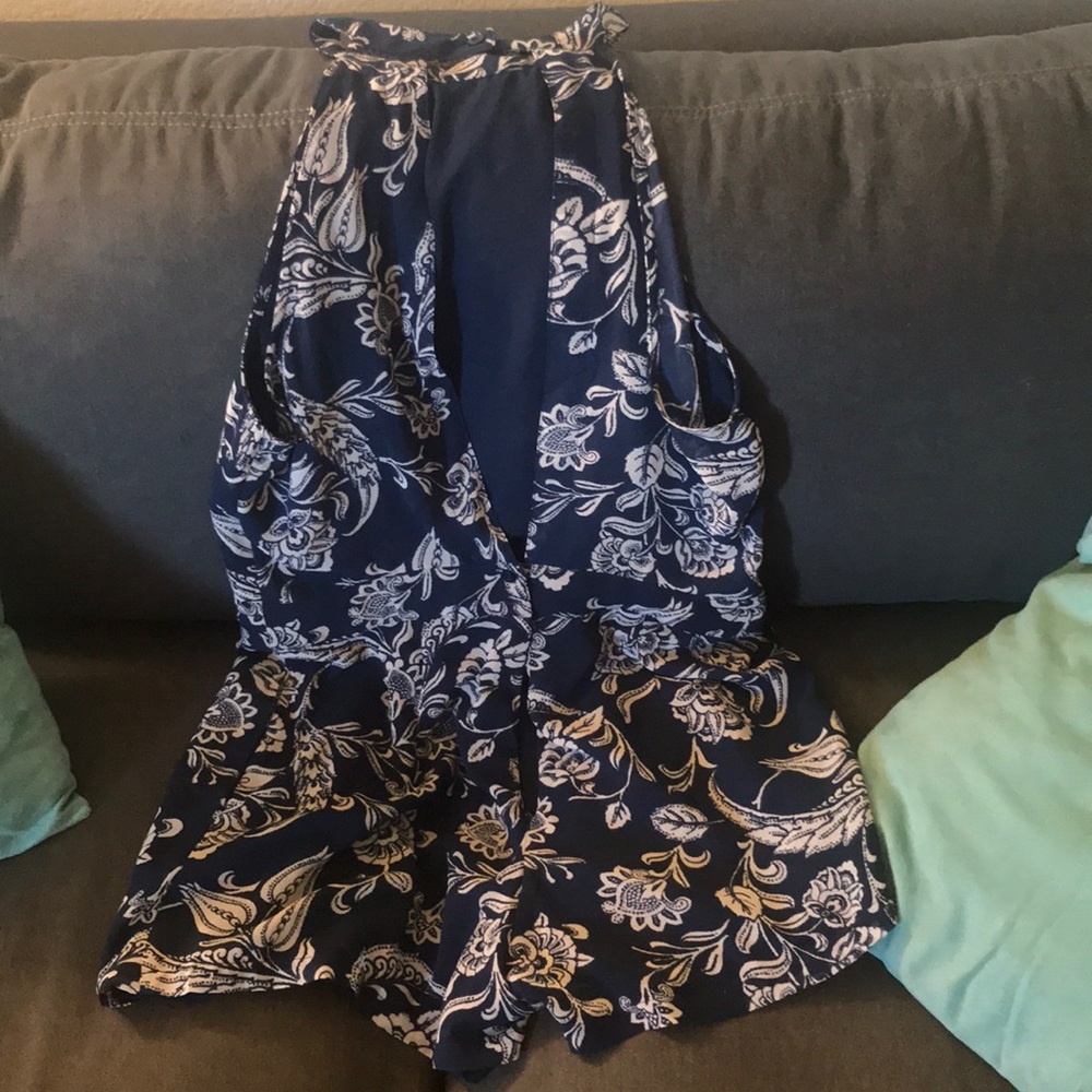 Halter top romper
